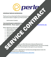 4 Port Terminal/Device/Console Servers - Express Replacement 1 Year Maintenance Contract, French