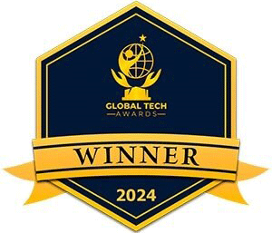 Badge des lauréats des Global Tech Awards 2024