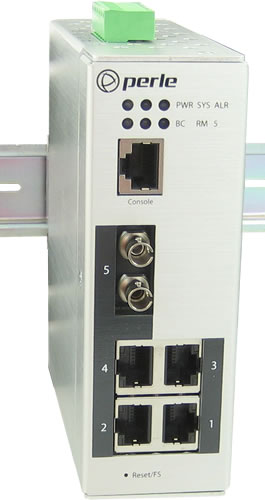 Switch Fibre Gigabit Industriel Administrable 5 Ports, IDS-305G